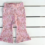 Pink Seashell Floral Flares