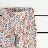 Mustard Ditzy Floral Flares