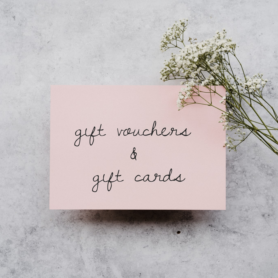 Gift Vouchers &amp; Gift Cards