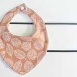 Rust Leaves Dribble Bib