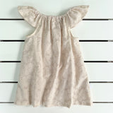 Natural Floral Broderie Dress