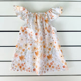 Apricot Floral Dress