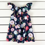 Navy Floral Dress