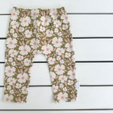 Green Floral Slims