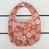 Rust Floral Classic Bib