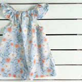 Sweet Blue Floral Dress