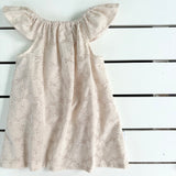 Natural Floral Broderie Dress