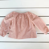 Dusty Pink Cord Top