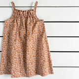 Rust Ditsy Floral Stella Dress