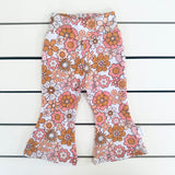 Pink & Orange Floral Flares