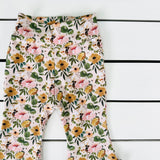 Vintage Floral Flares