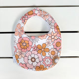 Pink & Orange Floral Classic Bib