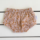Golden Seashell Nappy Cover