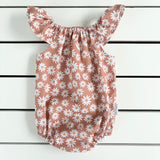 Clay Daisy Flutter Romper