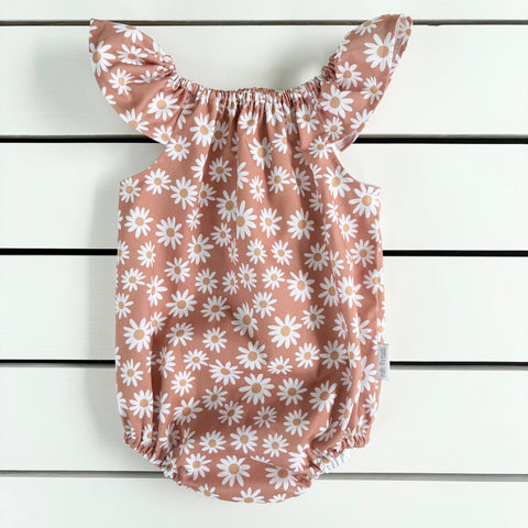 Clay Daisy Flutter Romper