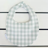 Seafoam Gingham Classic Bib