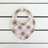 Natural Sunflower Dribble Bib