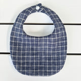Navy Check Classic Bib