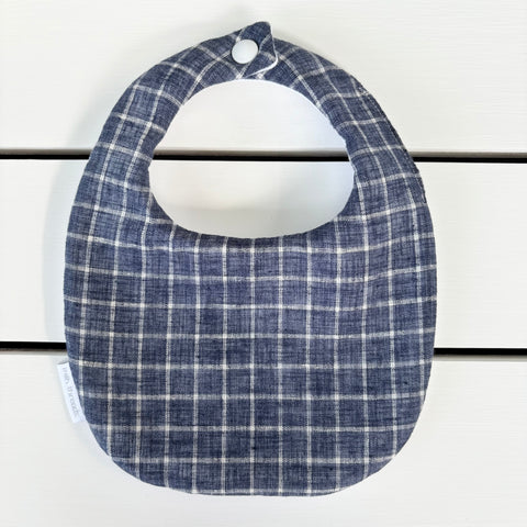 Navy Check Classic Bib