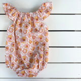 Summer Poppy Flutter Romper
