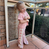 Pink Wide Leg Pants
