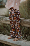 Chocolate Floral Flares