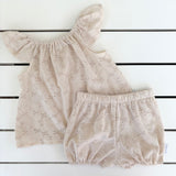 Natural Floral Broderie Set