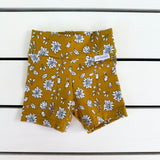 Golden Christmas Bike Shorts