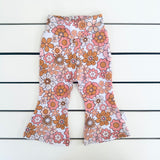 Pink & Orange Floral Flares