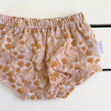 Golden Seashell Nappy Cover