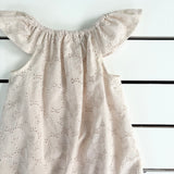 Natural Floral Broderie Dress