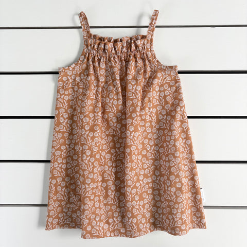 Rust Ditsy Floral Stella Dress