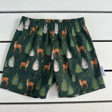 Forest Deer Christmas Shorts