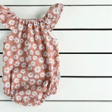 Clay Daisy Flutter Romper