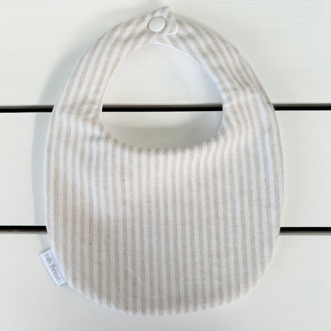 Linen Stripe Classic Bib