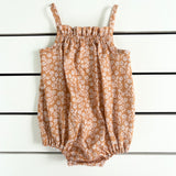 Rust Ditsy Floral Stella Romper