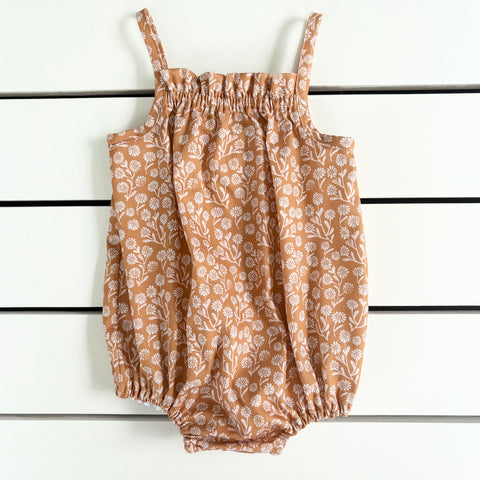 Rust Ditsy Floral Stella Romper