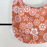 Rust Floral Classic Bib