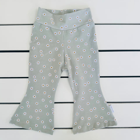 Mint Daisy Flares