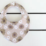 Natural Sunflower Dribble Bib