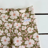 Green Floral Bike Shorts