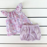 Lilac Floral Set