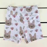 Cute Bunny Easter Bike Shorts