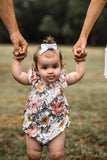 Garden Floral Flutter Romper