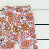 Pink & Orange Floral Flares