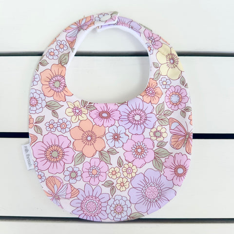 Lilac Floral Classic Bib