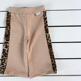 Tan Leopard Wide Leg Pants