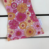 Yellow & Pink Retro Floral Flares