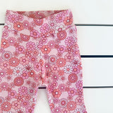 Pink on Pink Floral Flares