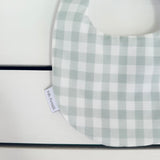 Seafoam Gingham Classic Bib